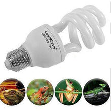 Load image into Gallery viewer, 13W UVB 5.0/10.0 Reptile Lamp Bulb Heat Lamp E27 Fluorescent Desert Terrarium Reptile Lamp Bulb for Turtle Lizard Snake
