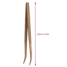 Load image into Gallery viewer, Long Super Reptile Wood Tweezers Clips 28 cm and 16.5 cm size Frog Spider Tool Litter Terrarium Cleaning and Feeding
