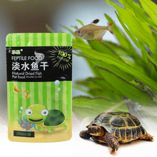 Load image into Gallery viewer, 250ml/bag Fish Tank Freshwater Dried Fishes Turtle Feed Water Turtles Brazilian Tortoise Pet Food Calcium Supplement
