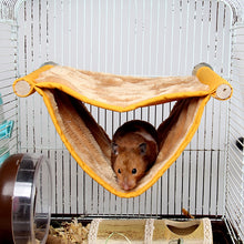 Load image into Gallery viewer, Top sell Hamster Hanging House Cage Sleeping Nest Pet Bed Rat Hamster Guinea Pig Rabbit Toys Cage Swing Pet Small Animals supply
