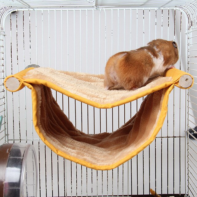 Top sell Hamster Hanging House Cage Sleeping Nest Pet Bed Rat Hamster Guinea Pig Rabbit Toys Cage Swing Pet Small Animals supply