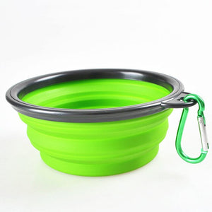 Silicone Pet Water Feeding Dogs Bowls For Cats Puppy Foldable Collapsible Containers For Dry Food Product Comedouro