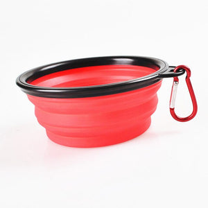 Silicone Pet Water Feeding Dogs Bowls For Cats Puppy Foldable Collapsible Containers For Dry Food Product Comedouro