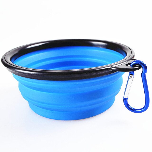 Silicone Pet Water Feeding Dogs Bowls For Cats Puppy Foldable Collapsible Containers For Dry Food Product Comedouro